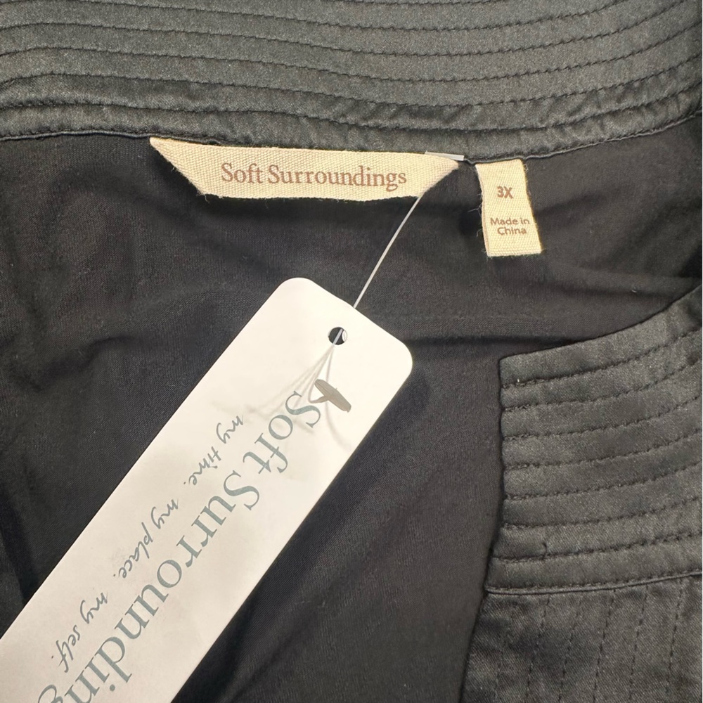 Soft Surroundings Black Long Sleeve Dress - Picture 6 of 9